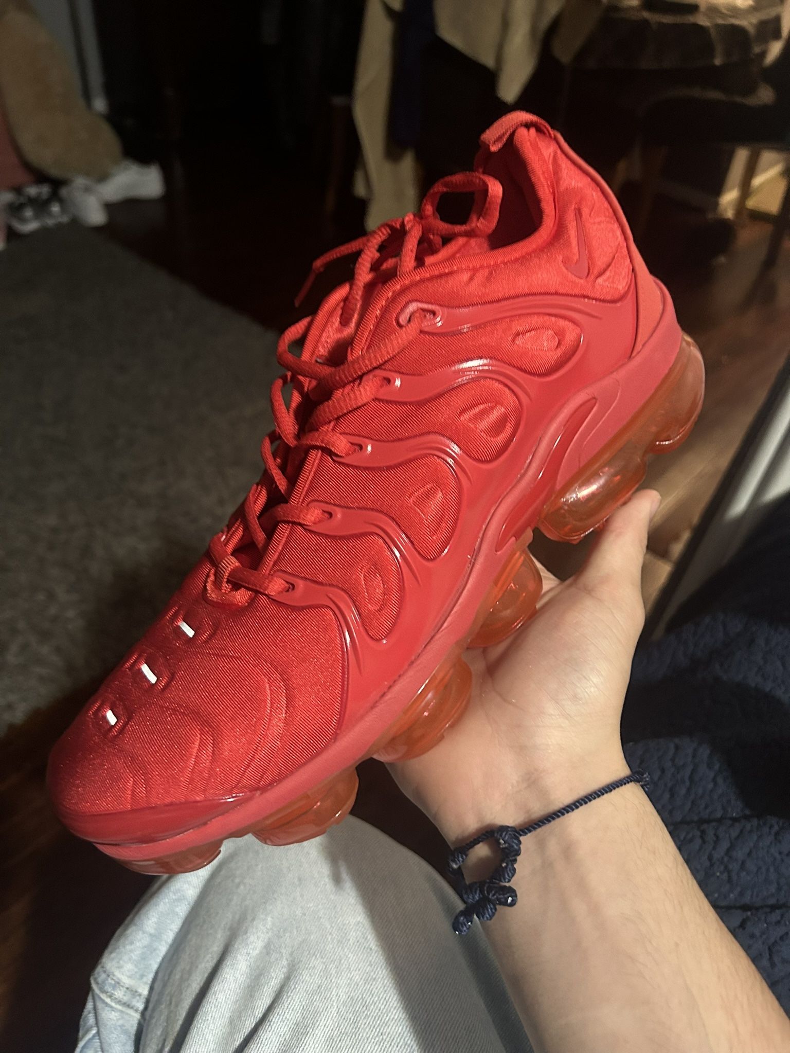 Red Nike Vapor Max Shoes 