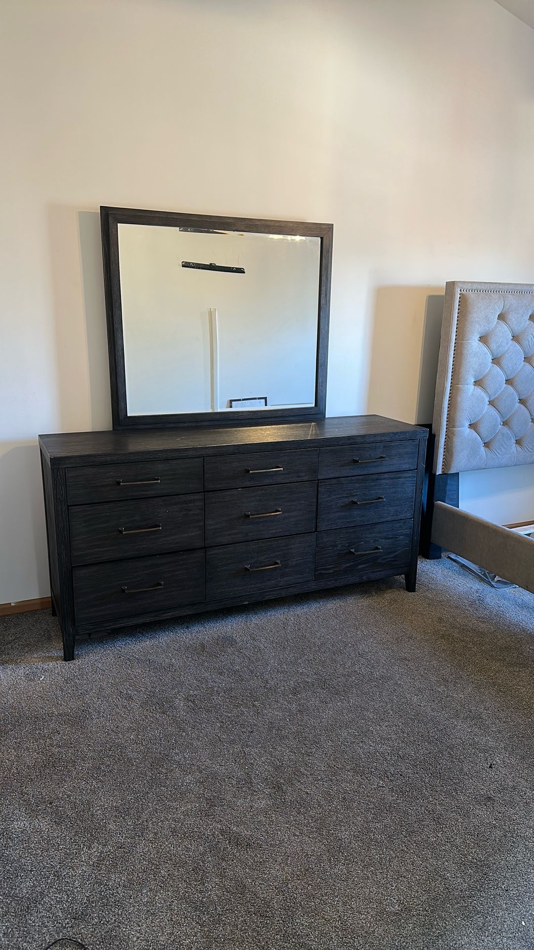 Infinity 9 Drawer Dresser & Mirror ( Bobs Furniture )