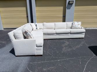 Exquisite Upscale Robb & Stucky Coastal Sectional Sofa
