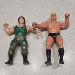 Vintage LJN Wrestlers Greg Valentine & Corporal Kirchner