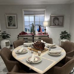 Modern Leather Dining Chairs + Bar Stools (9 Total) – Moving Sale 