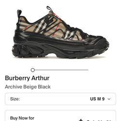 Burberry Arthur archive beige black