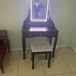 Black Vanity /Make Up Table