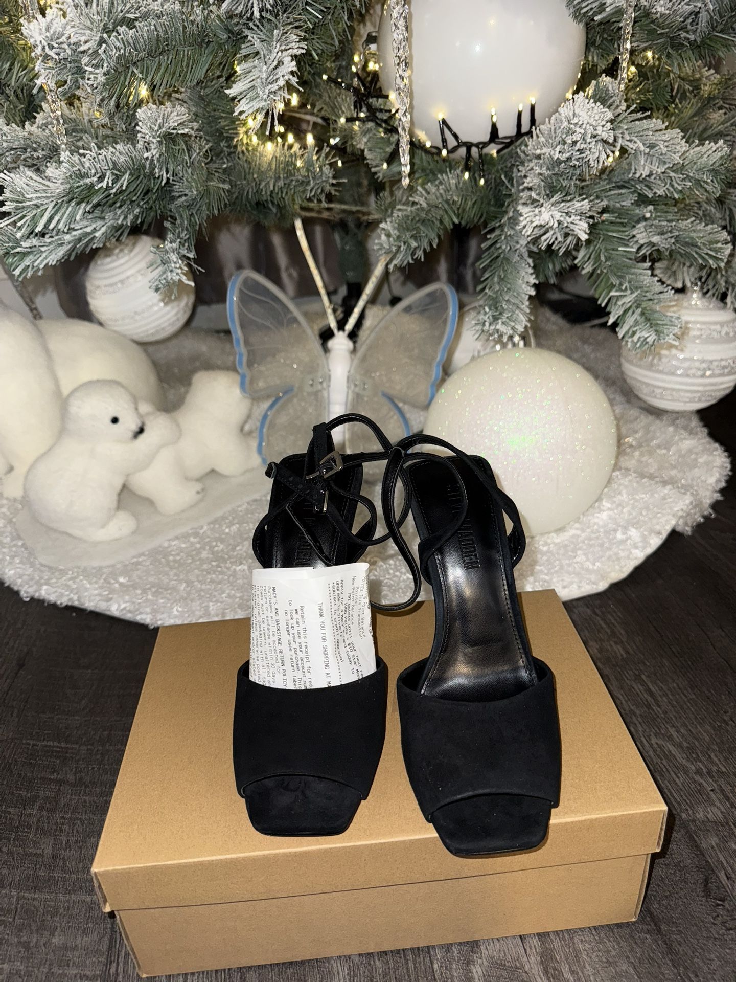 Steve Madden Black Heels – Size 7 (New)