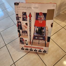 Kids 6 in one game station.