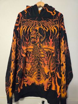 Affliction AOP Infernal Nightmare Hoodie Sweater