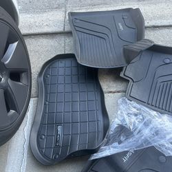 model 3 all weather floor mat
