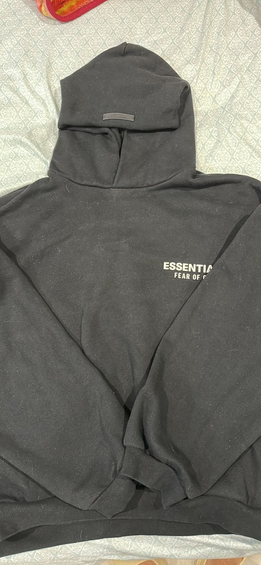 Essentials Fear Of God Hoodie Black Small Fw24