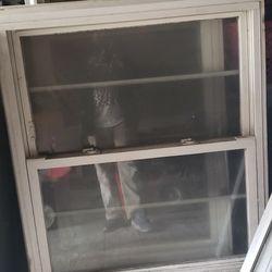 Replacement Vinyl Windows, Storm Windows, Central Air Unit, Outside Door, Prefab Glass Block Window, And Other Home Related Items