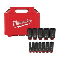 Milwaukee Well 6 Point Impact Socket Set (12-Piece),  Brand New, FIRM, FIRM