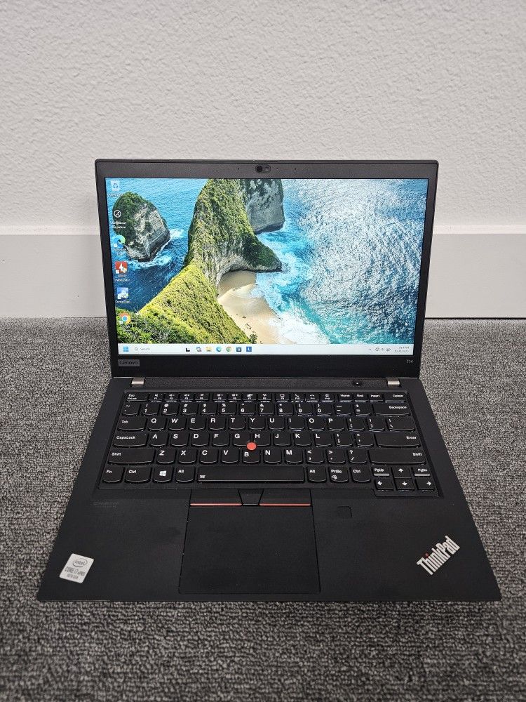 Fast Lenovo ThinkPad Ultrabook Business Class Laptop Touchscreen Intel i7 10th Gen 24GB Ram 256GB SSD WiFi 6 Camera HDMI Windows 11 Pro