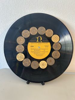 Serenity prayer coin record /Decor-display piece