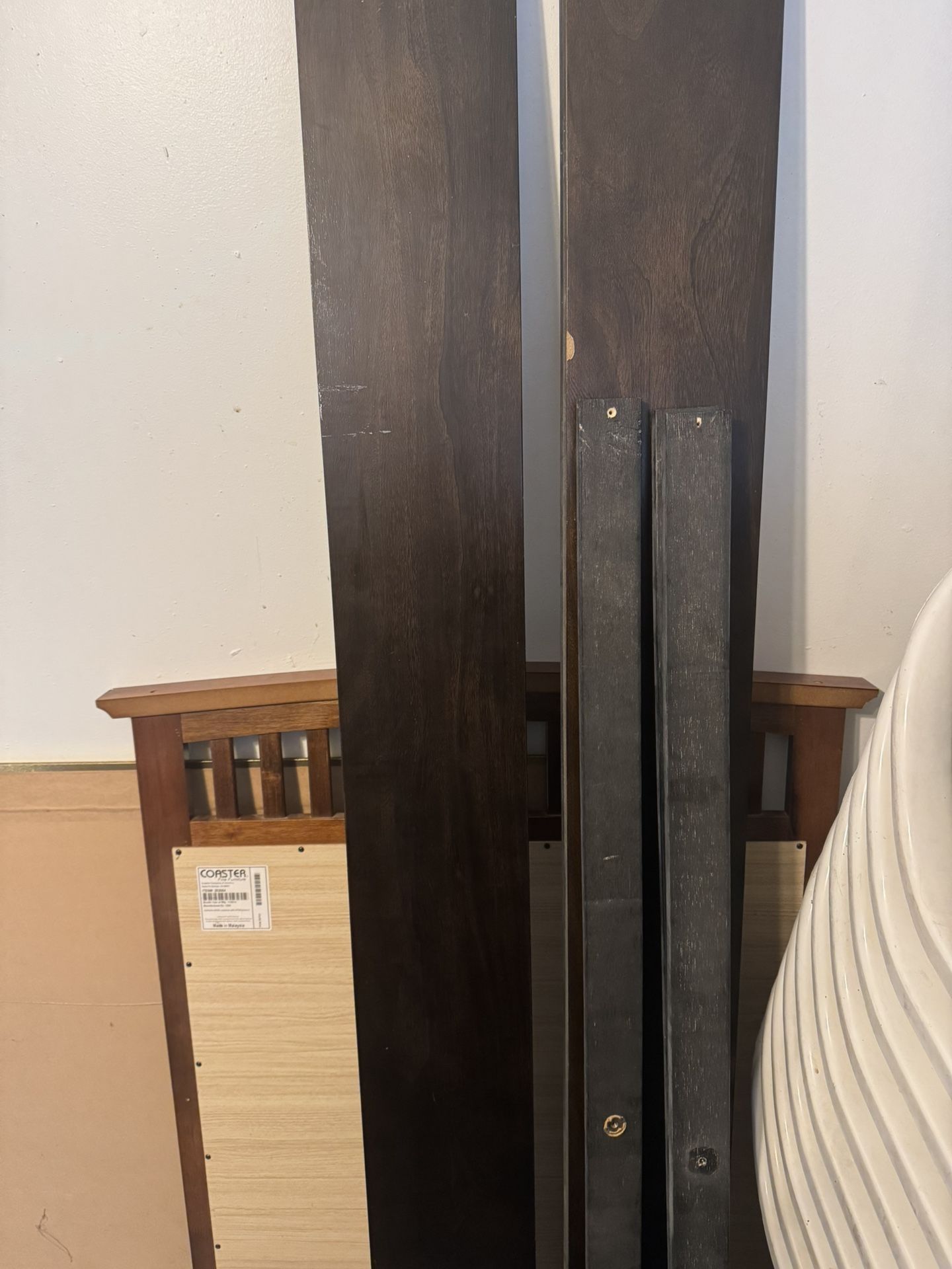 Queen Size Bed Frame, Mattress & Bunkie Board