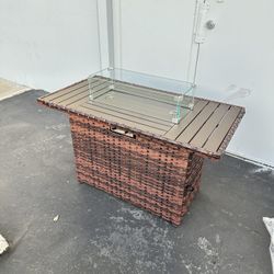 44in Outdoor Propane Firepit Table 