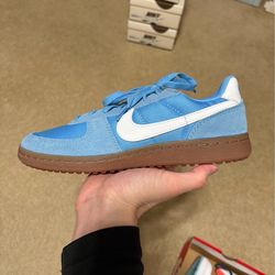 Size 7Y / 8.5 womens - Nike GS Field General University Blue Gum Medium Brown