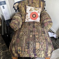 Aztec Pattern Lounge Chair