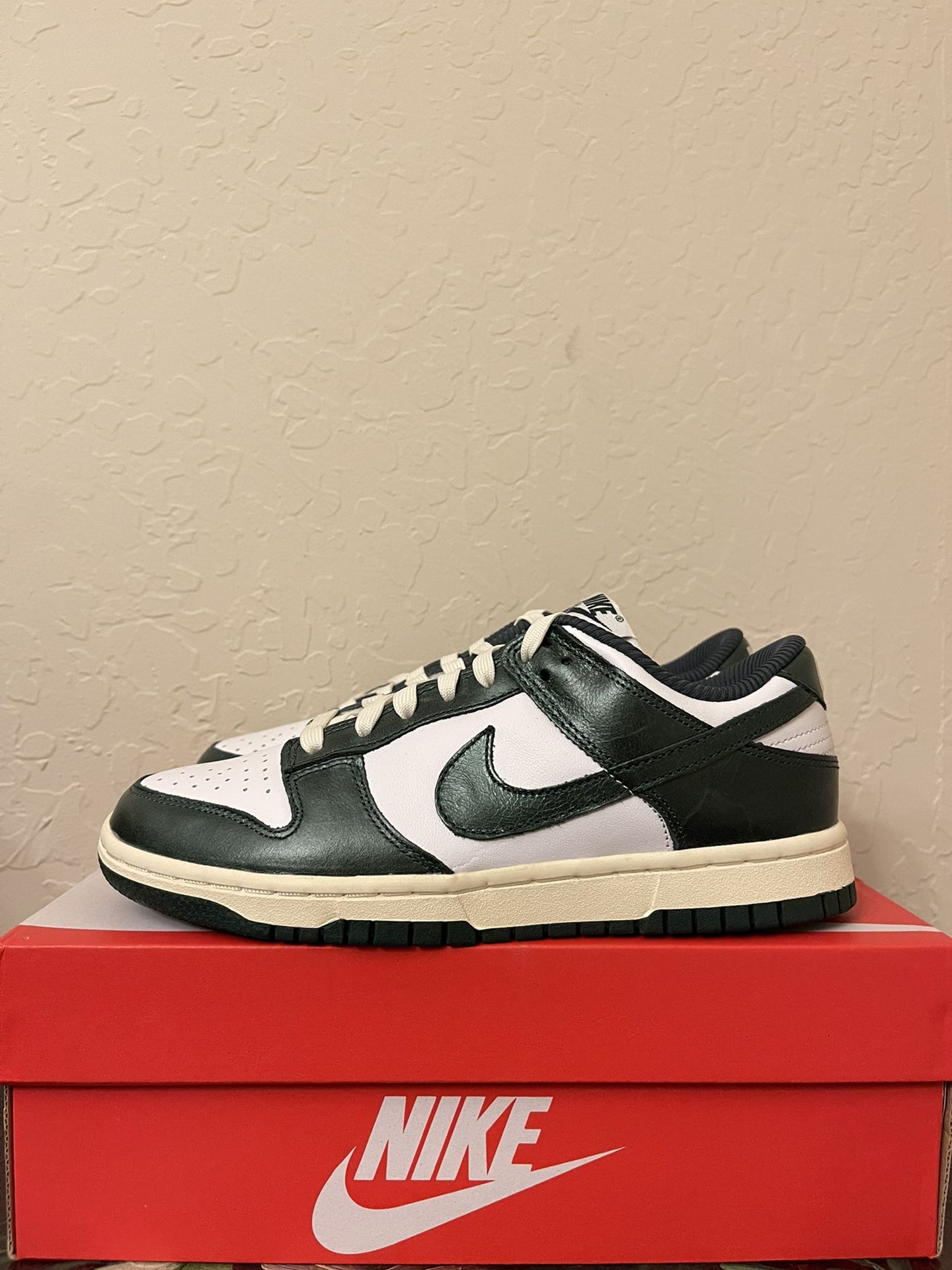Nike Dunk Low 'Vintage Green' Green Coconut Milk Size 4.5 & 5.5Y DQ8580 100