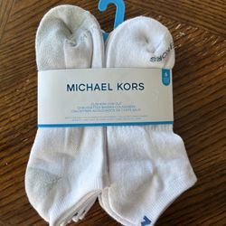 NWT Michael Kors men’s cushion low cut socks 6 pairs