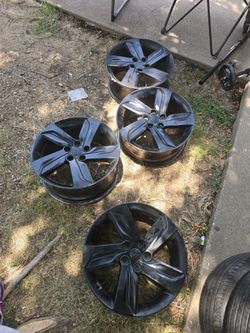 18 in black rims