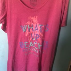 Joe’s crab shack what’s up beaches Tee XXL