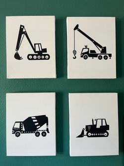 Construction Truck Canvas Prints