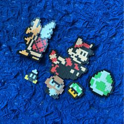 Super Mario Brothers Magnets Fuse Beads 
