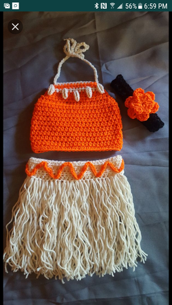 moana crochet outfit