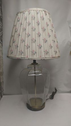 Wonderful vintage glass lamp. Asking only $25