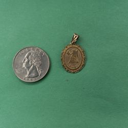 Gold VIRGO Pendant 