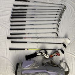 Complete TaylorMade Golf Club Set With Bag – Ready To Play