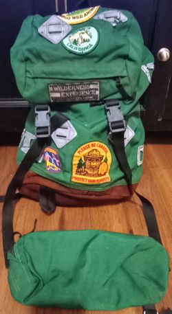 Vintage 1980s Hiking Backpack/Kettle Sack