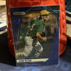 2025 MLB Panini Prizm Jacob Wilson Blue Ice