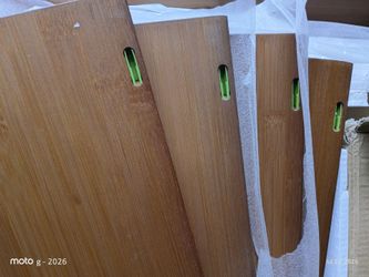 Gashell Wire Shelf Covers, Bamboo Wire Rack Covers For Pantry, Closet (4pcs, 32" W X 16" D) Joliet IL new