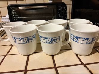 80’s vintage Corning cups