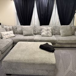 Sectional And Ottoman
