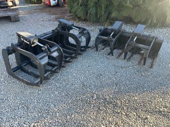 Skid steer Bobcat grapple buckets