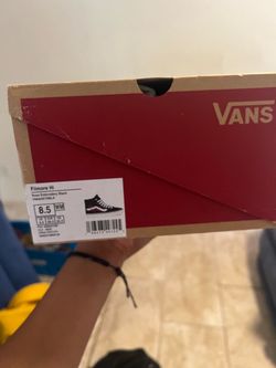 Rose embroidery black vans