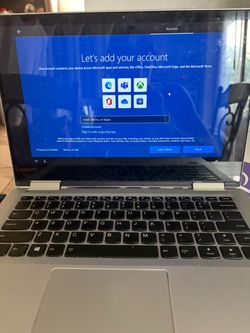 LENOVO YOGA LAPTOP & CHARGER