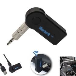 Wireless Bluetooth Receiver 3.5 mm AUX Audio Stereo Music Hands Free Car Adapter
