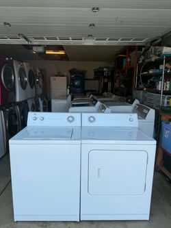 Roper washer and electric dryer