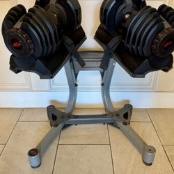 Bowflex 552 Adjustable Dumbbells With Stand