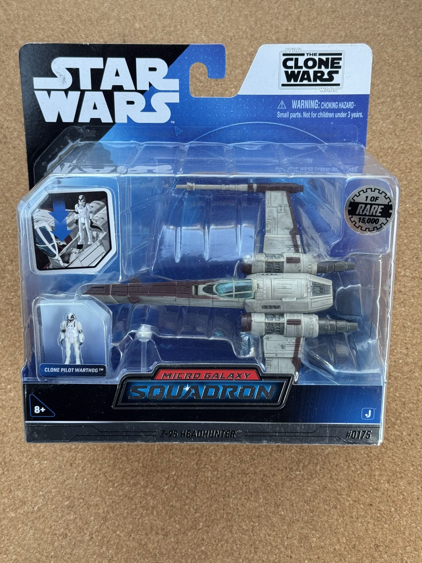 Star Wars Micro Galaxy Squadron S8 Z-95 HEADHUNTER CHASE /15000 Warthog Clone