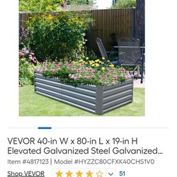 40x80x40 Metal Garden Planter Box
