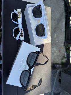 Lv sun glasses black or white