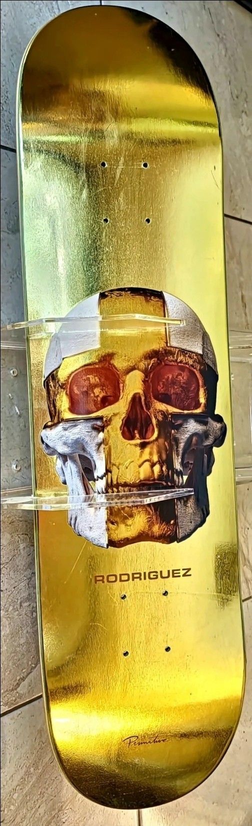 Primitive Paul Rodriguez (P-Rod) Gold Foil Skull Deck – RARE