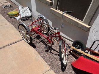 Trail mate trike ( comes with adjustable bench seat)