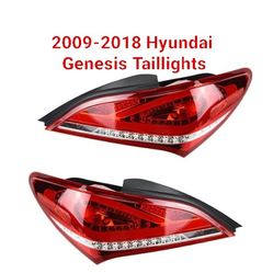 2009 - 2018 Hyundai Genesis LED Taillights with Running Sequential Signal