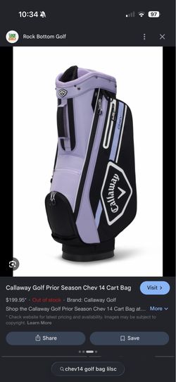 Callaway Golf Chev 14 Golf Bag 2022