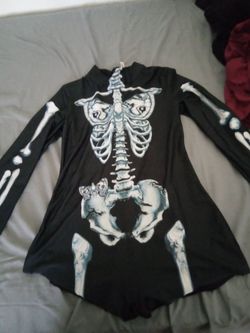 Women's skeleton bodysuit