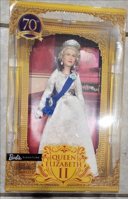 Barbie Signature Queen Elizabeth II 70th Anniversary Doll